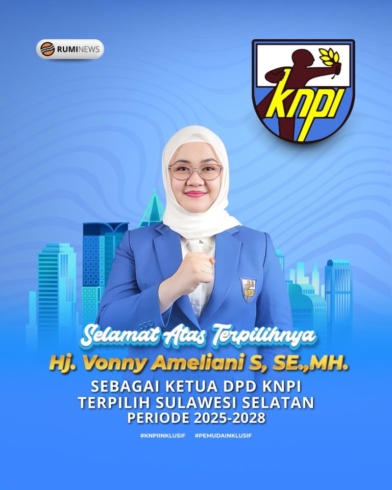 Ucapan Selamat kepada Ketua DPD KNPI Sulsel 2025-2028