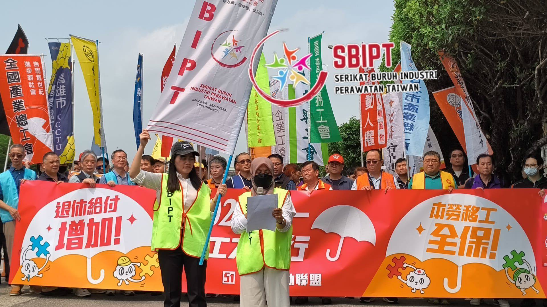 Jelang May Day 2026, SBIPT Tuntut PRT Migran Masuk Sistem Pensiun Taiwan