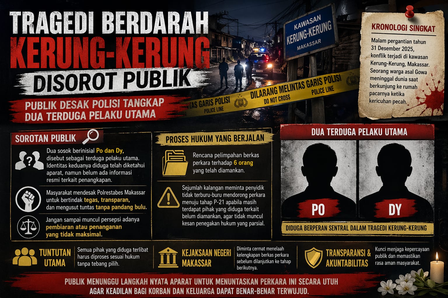 Tragedi Kerung-Kerung Kembali Jadi Sorotan, Publik Dorong Pengusutan Menyeluruh