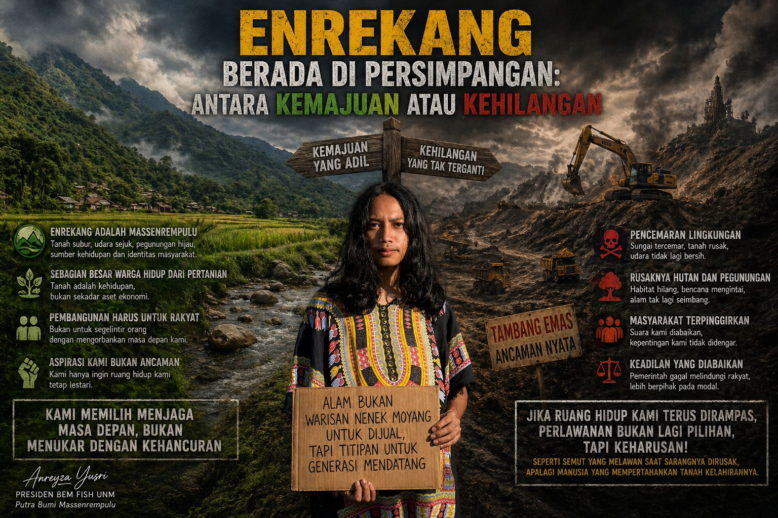 Enrekang berada di persimpangan: Antara Kemajuan atau Kehilangan