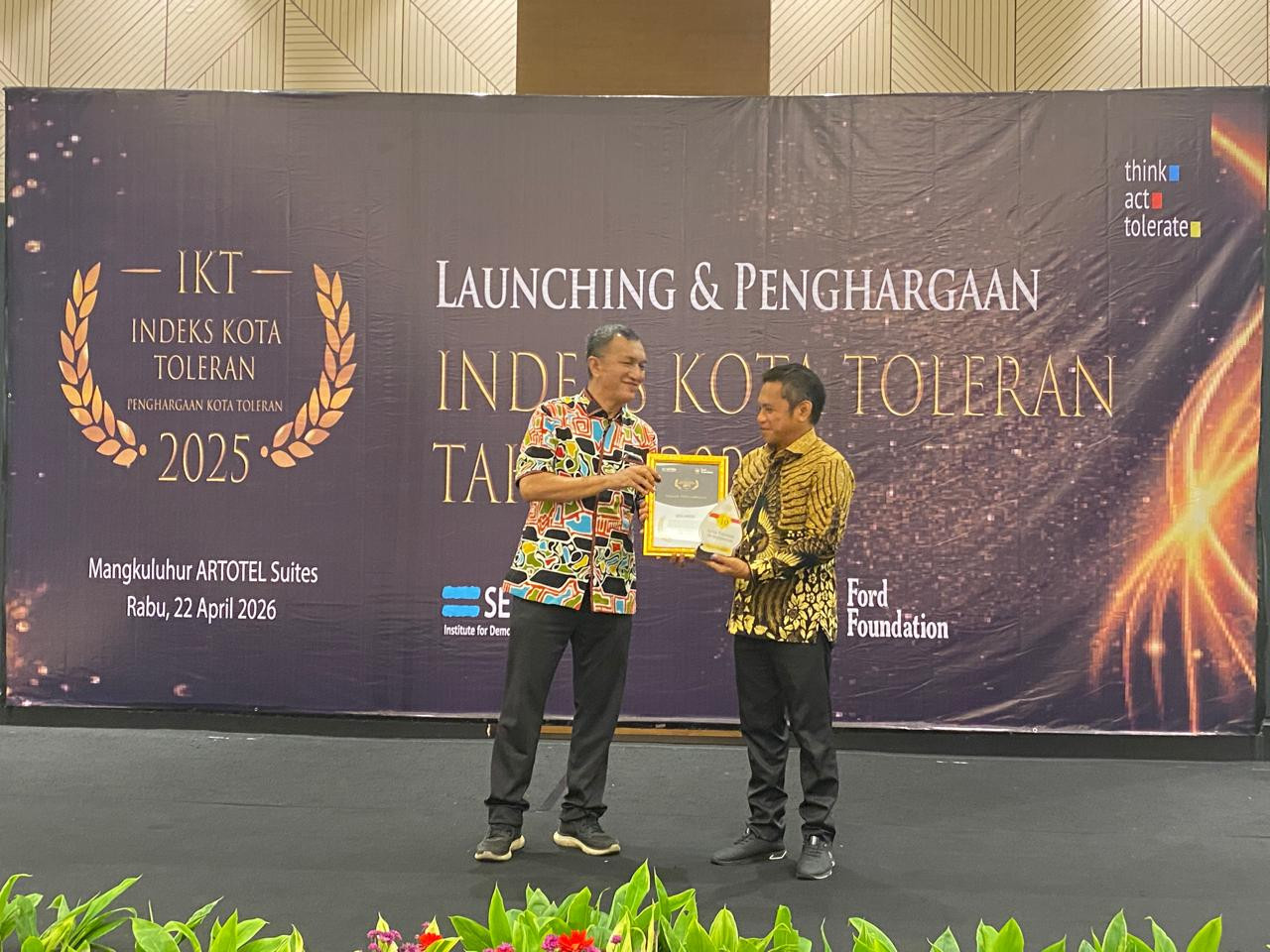 Daftar 10 Kota Paling Toleran di Indonesia 2025 Versi SETARA Institute, Salatiga Peringkat Pertama