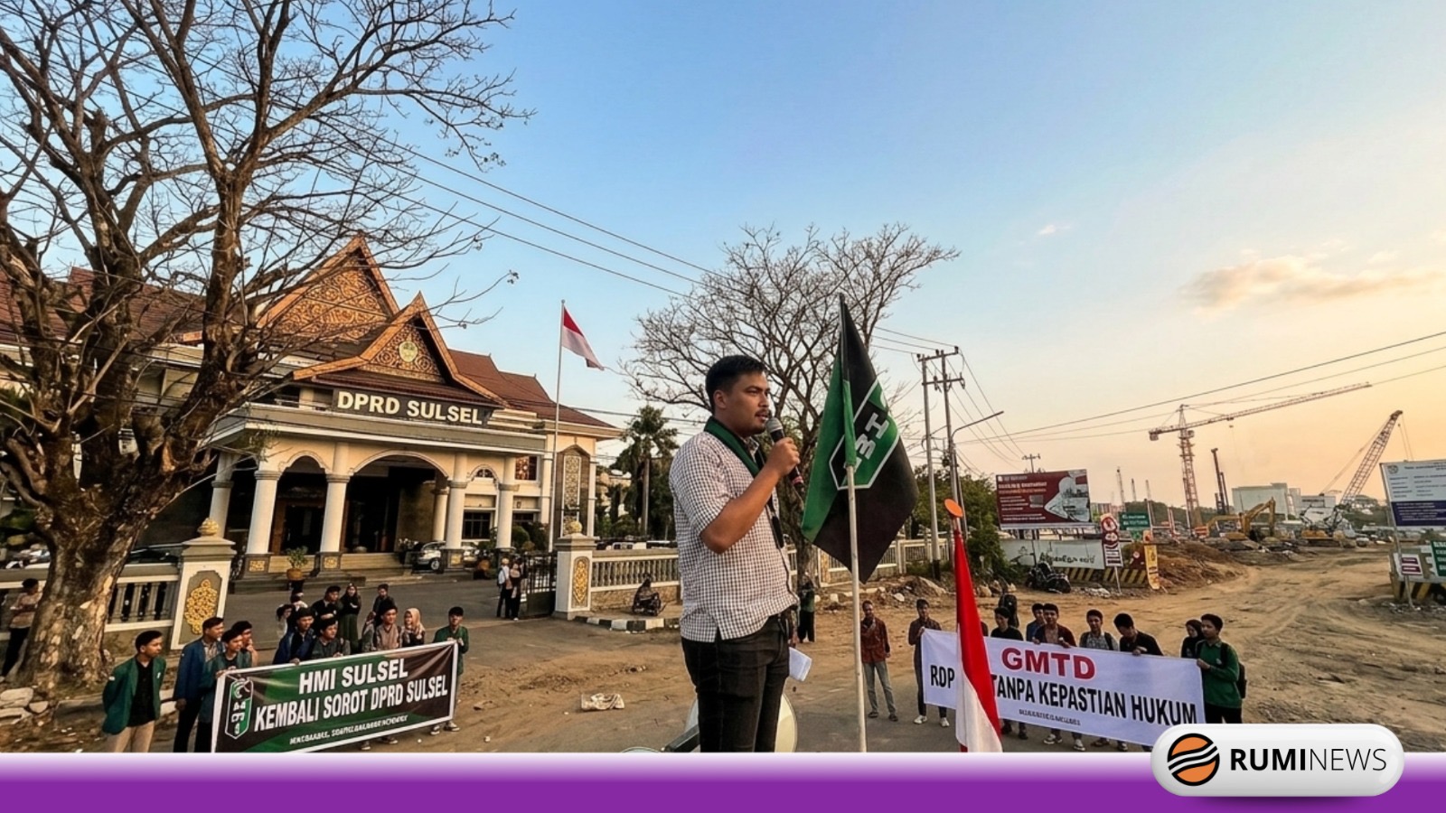 HMI Sulsel Kembali Sorot DPRD Sulsel Abai Soal Dugaan Penghilangan Aset Daerah, RDP GMTD Dinilai Tanpa Kepastian Hukum