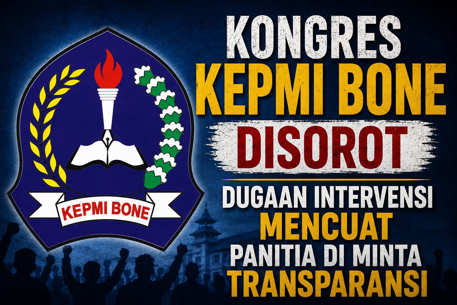 Kongres KEPMI BONE Disorot: Transparansi Pendaftaran Bakal Calon Dipertanyakan