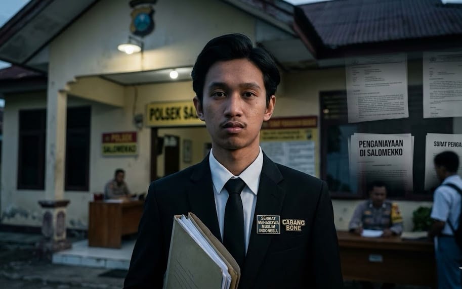 Serikat Mahasiswa Muslim Indonesia Cabang Bone Soroti Penanganan Kasus Penganiayaan di Salomekko