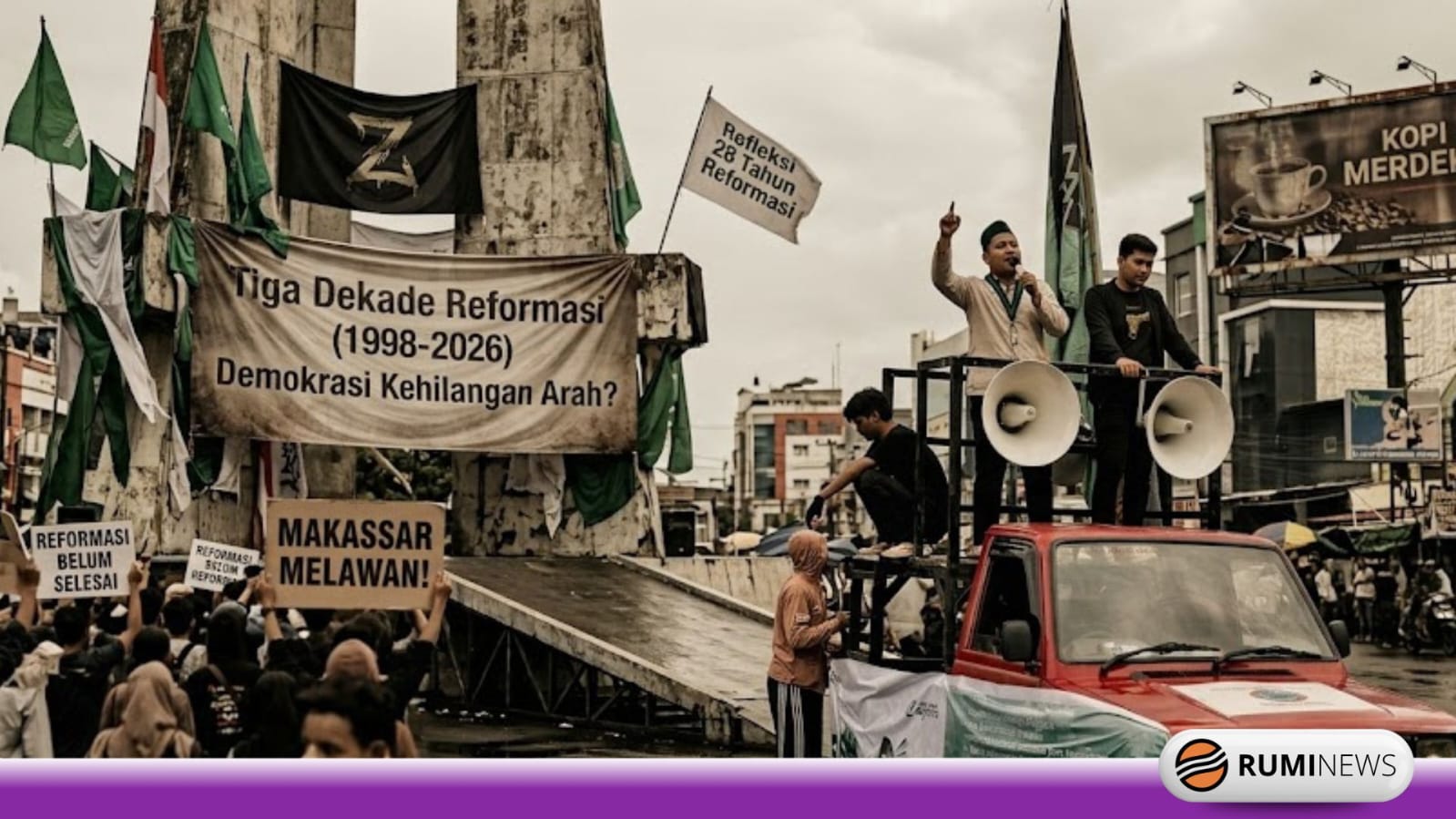 Refleksi 28 Tahun Reformasi: “Tiga Dekade Reformasi , Demokrasi Kehilangan Arah”