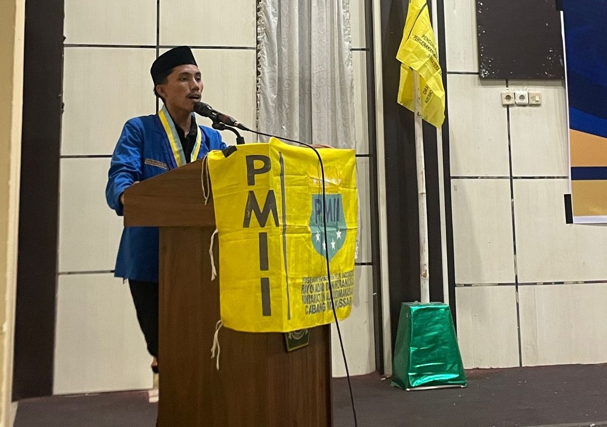 Muhammad Ikrar Resmi Nahkodai PMII Rayon Dakwah dan Komunikasi Cabang kota Makassar 2026-2027
