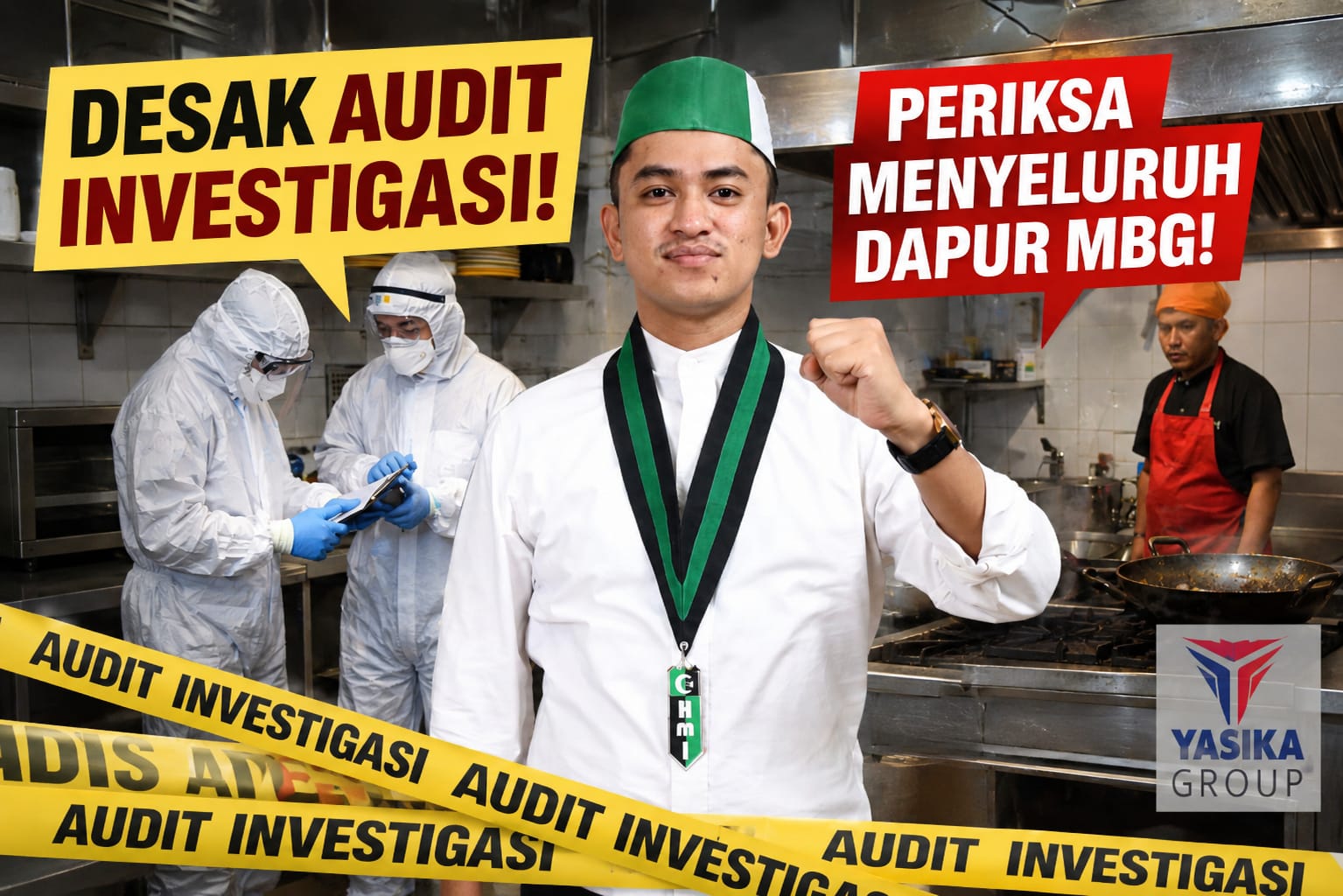 HMI Cabang Makassar Desak Audit Investigatif dan Pemeriksaan Menyeluruh Terhadap Seluruh Dapur MBG yang Dikelola Yasika Group