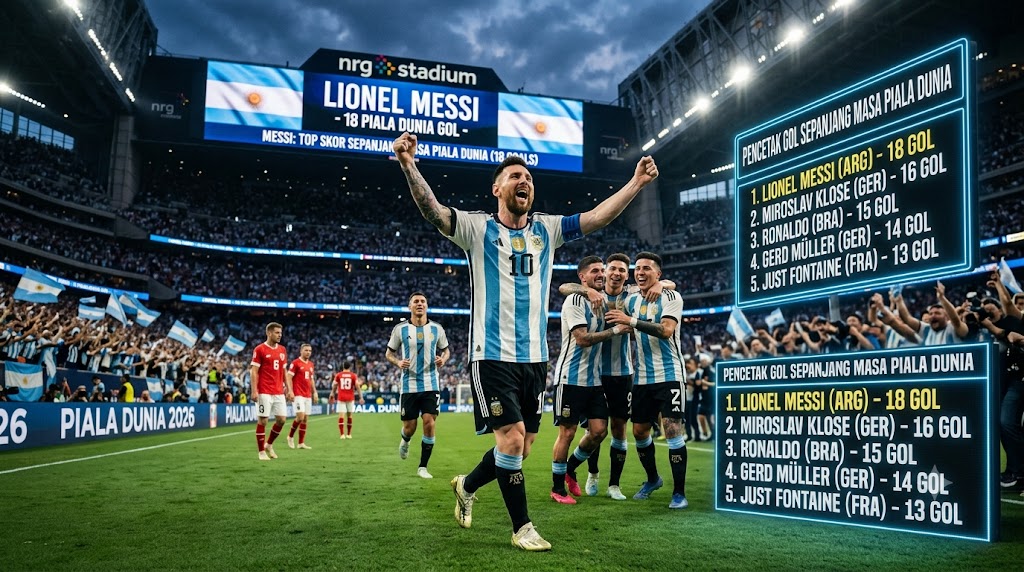 Messi Ukir Sejarah, Geser Klose dan Jadi Top Skor Sepanjang Masa Piala Dunia