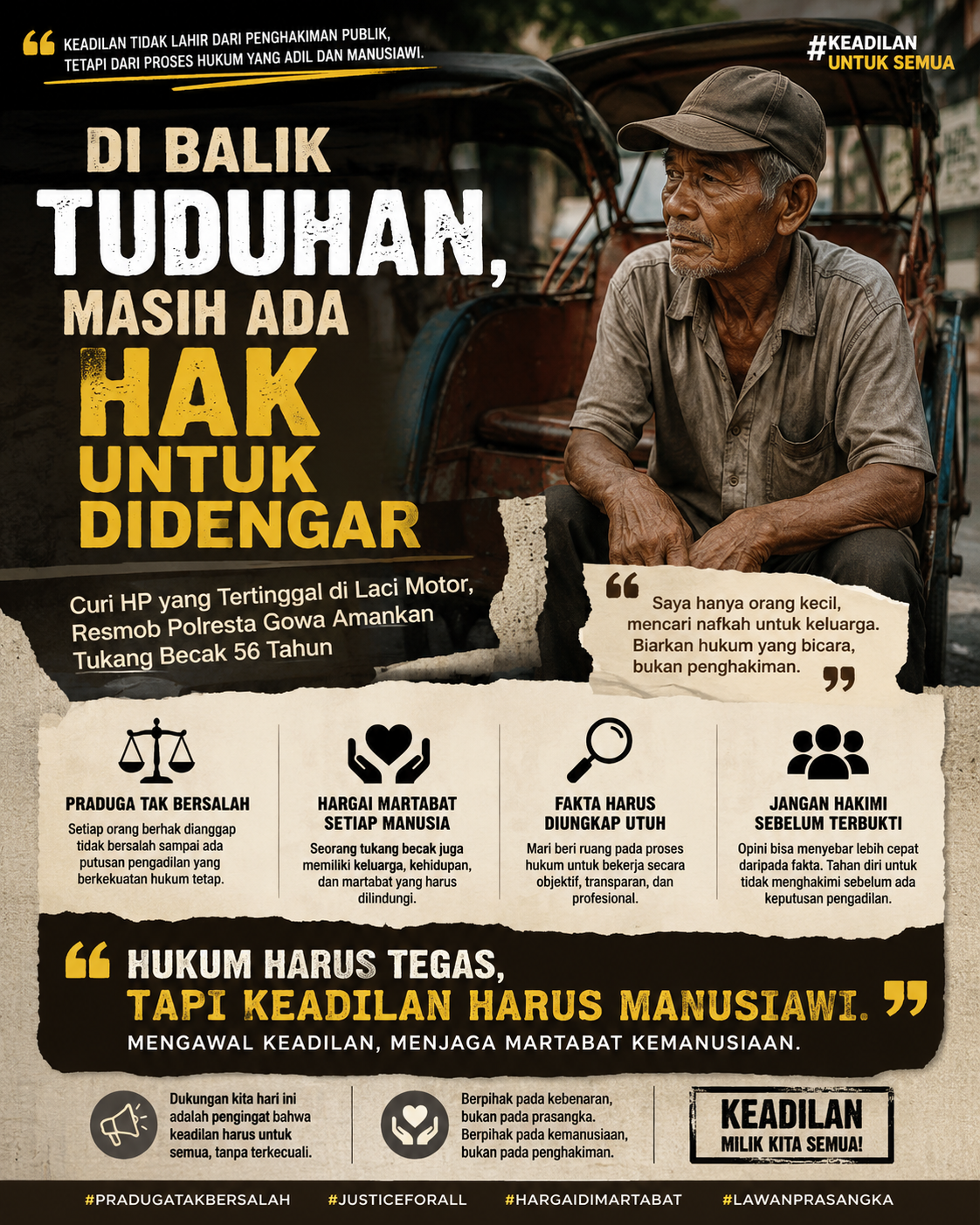 Ketika Kemiskinan Bertemu Hukum: Siapa yang Sebenarnya Harus Dilindungi?
