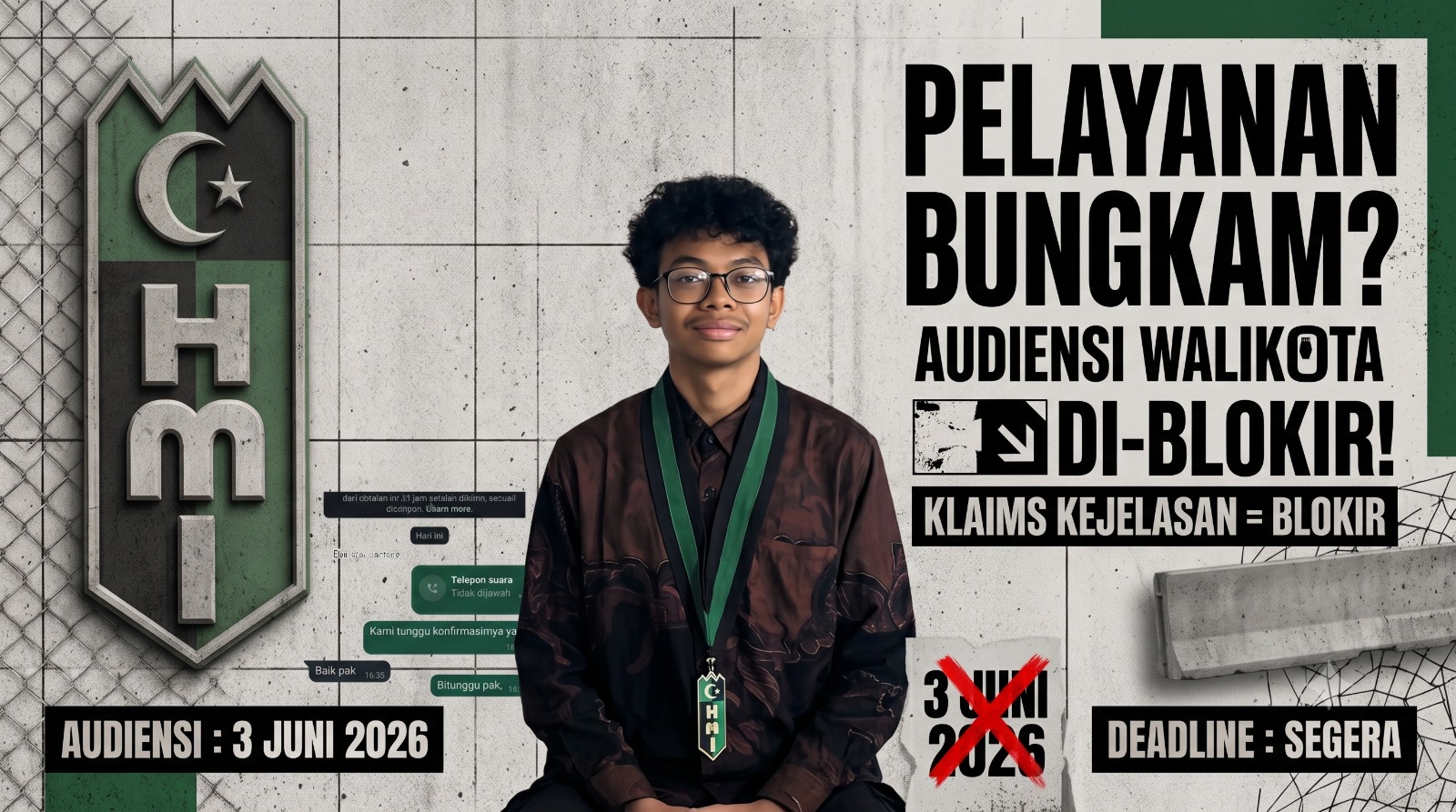 Arogansi Birokrasi Pemkot Parepare: Oknum Protokoler Blokir Kontak HMI Saat Ditagih Kejelasan Audiensi Walikota