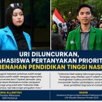 URI Diluncurkan, Mahasiswa Pertanyakan Prioritas Pembenahan Pendidikan Tinggi Nasional