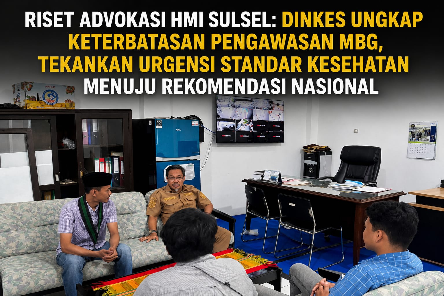 Riset Advokasi HMI SULSEL: Dinkes Ungkap Keterbatasan Pengawasan MBG, Tekankan Urgensi Standar Kesehatan Menuju Rekomendasi Nasional
