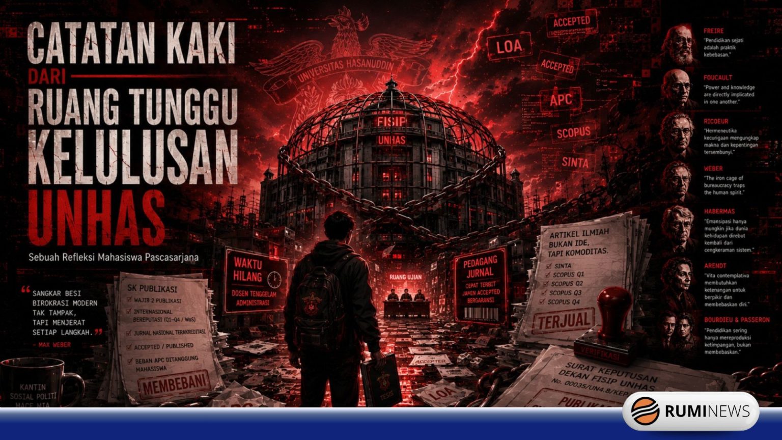 Catatan Kaki Dari Ruang Tunggu Kelulusan UNHAS: Sebuah Refleksi Mahasiswa Pascasarjana