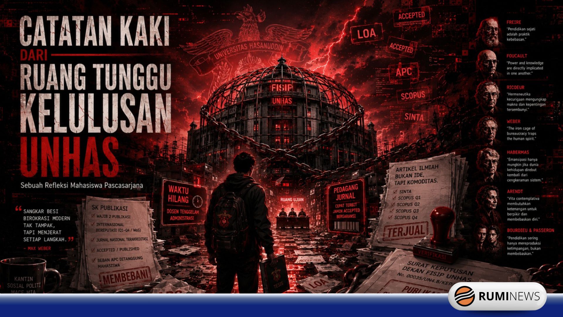 Catatan Kaki Dari Ruang Tunggu Kelulusan UNHAS: Sebuah Refleksi Mahasiswa Pascasarjana