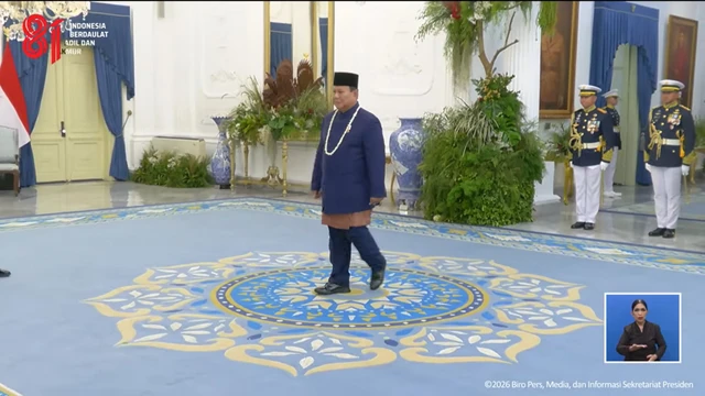 Prabowo Pimpin Upacara
