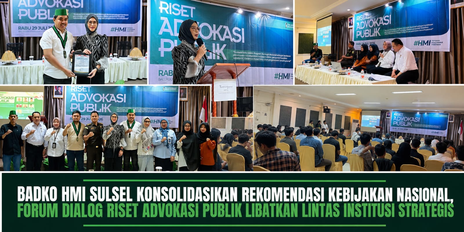 BADKO HMI Sulsel Konsolidasikan Rekomendasi Kebijakan Nasional, Forum Dialog Riset Advokasi Publik Libatkan Lintas Institusi Strategis