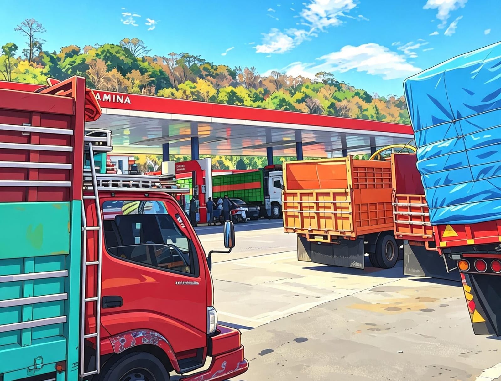 Masalah: Kemacetan Akibat Antrean Truk di SPBU Wilayah Tamalanrea