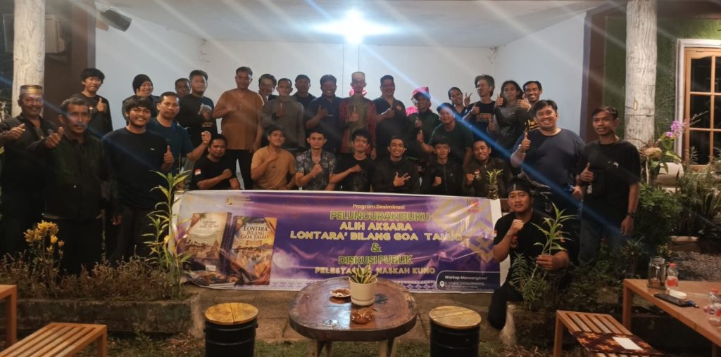 Putra Mahkota Kesultanan Gowa Luncurkan Buku Alih Aksara Lontara’ Bilang Gowa Tallo’