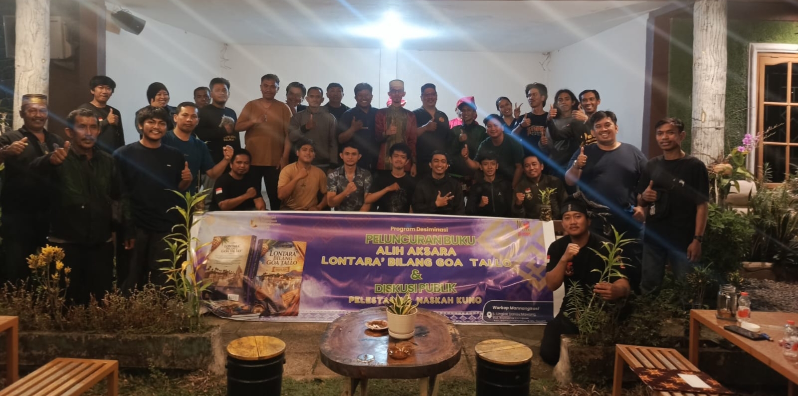 Putra Mahkota Kesultanan Gowa Luncurkan Buku Alih Aksara Lontara’ Bilang Gowa Tallo’