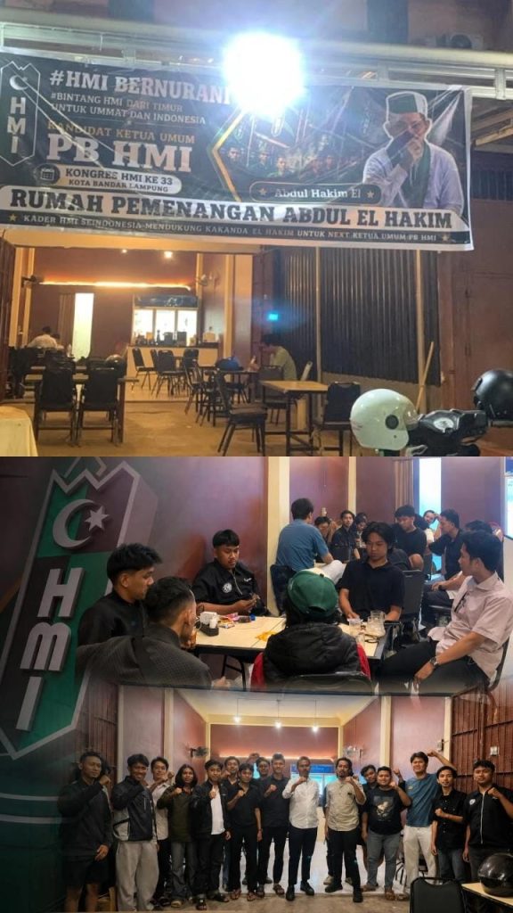Kader-kader HmI Naungan Badko Sul-sel Inisiatif Buat Posko Pemenangan ELL Hakim untuk maju ketua Umum PB HMI di Kongres Lampung