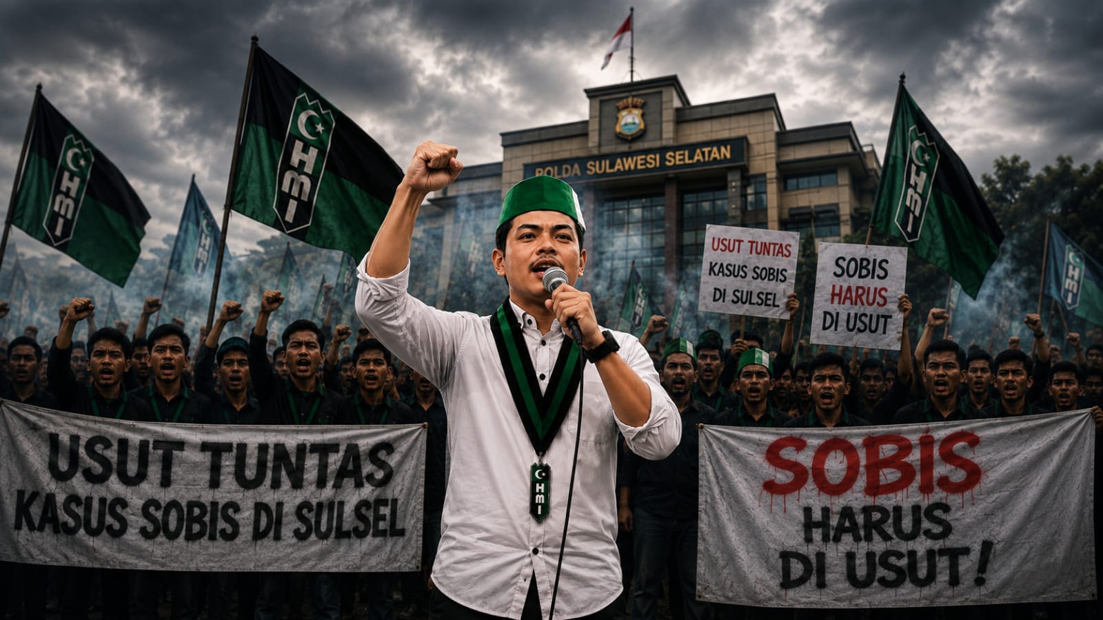 Kasus Sobis Disorot, HMI Badko Sulsel Desak Kapolri Usut Penegakan Hukum di Polda Sulsel