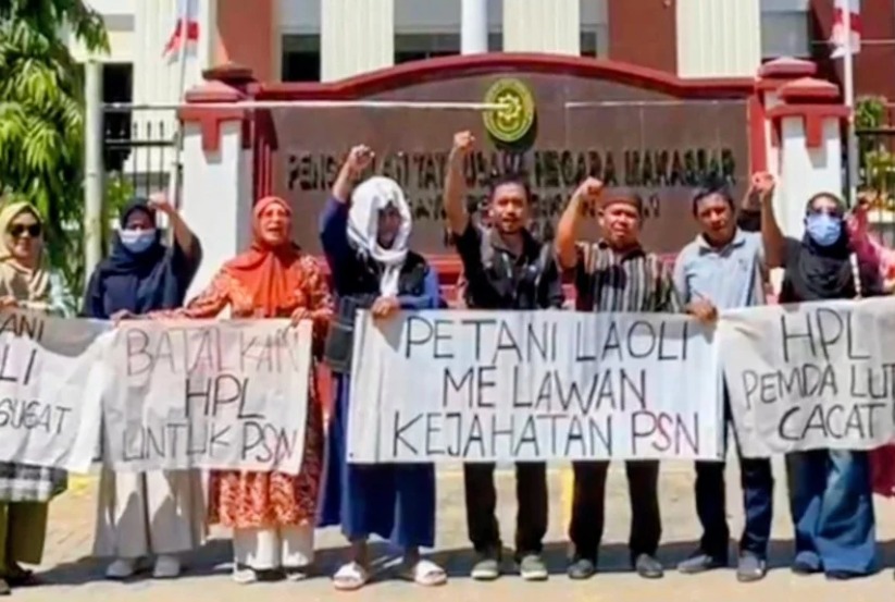 Konflik Agraria Laoli Masuk PTUN Makassar, 29 Petani Gugat Sertifikat HPL Pemkab Luwu Timur