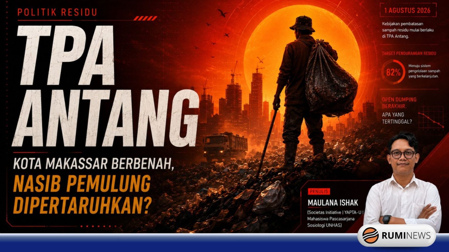 Politik Residu Di TPA Antang: Kota Makassar Berbenah, Nasib Pemulung Dipertaruhkan?