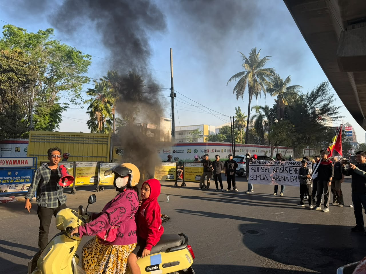 Soroti Persoalan Energi di Sulsel, GAM Gelar Aksi Prakondisi di Makassar.