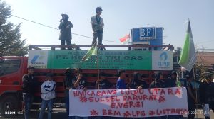 HMI Cabang Luwu Utara Gelar Aksi “Sulsel Darurat Energi”, Sorot Kelangkahan BBM, LPG dan Listrik