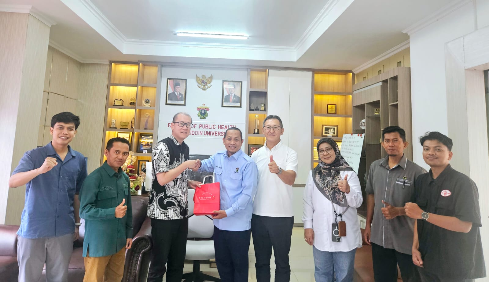 FKM Universitas Hasanuddin Bahas Peluang Kolaborasi Riset dan Inovasi Kesehatan Lingkungan Bersama Forest Holdings Jepang