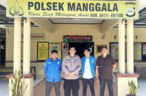 KNPI Manggala Silaturahmi ke Polsek, Bahas Fenomena Perang Kelompok dan Kamtibmas