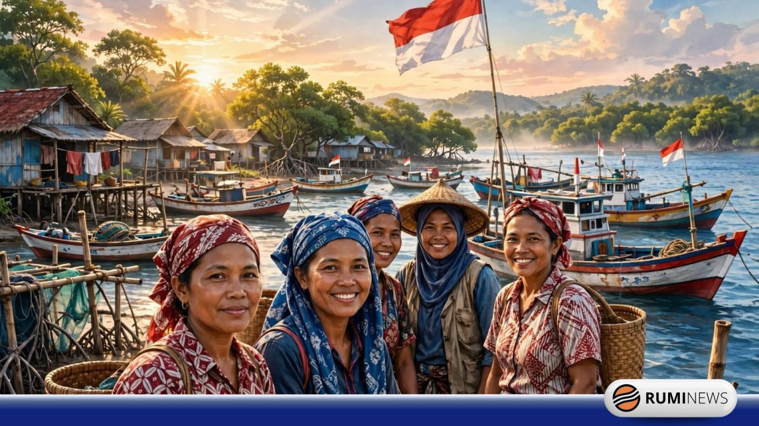 Kampung Nelayan Merah Putih Entry Point Membangun Sinergi Gerakan Pemberdayaan Perempuan Pesisir dan Kepulauan