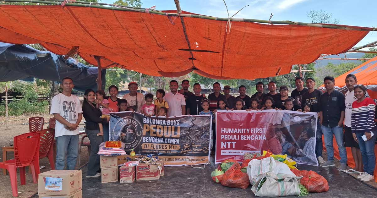 Humanity First Indonesia Salurkan Bantuan untuk Korban Gempa NTT