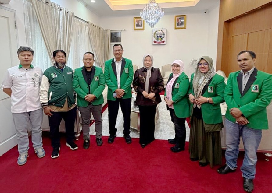 Temui Wagub Fatmawati, KAHMI Sulsel Perkenalkan Rencana Pembangunan Graha Hijau Hitam
