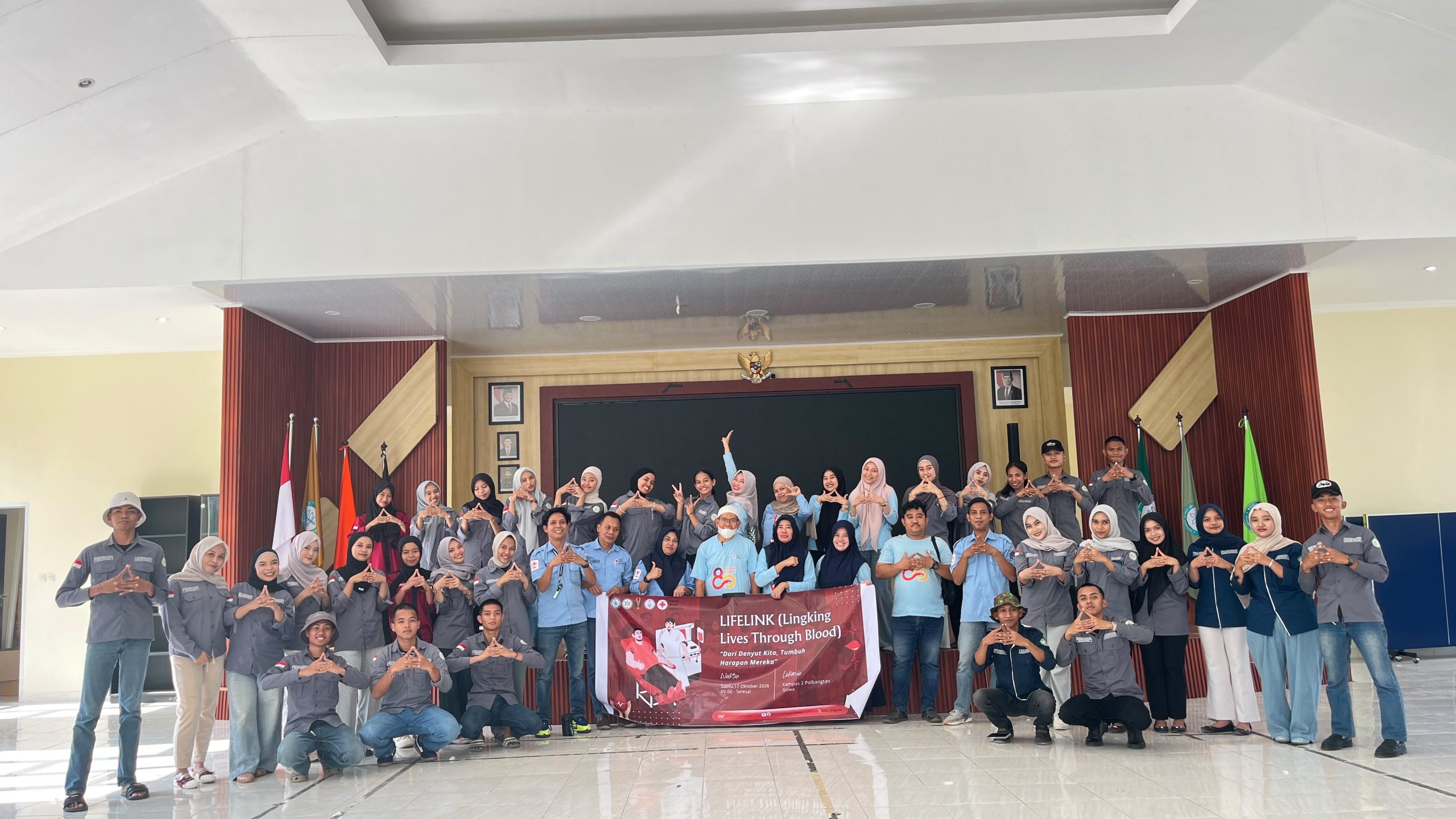 BEM Polbangtan Gowa Gelar LIFELINK, 109 Pendonor Berpartisipasi dalam Aksi Kemanusiaan