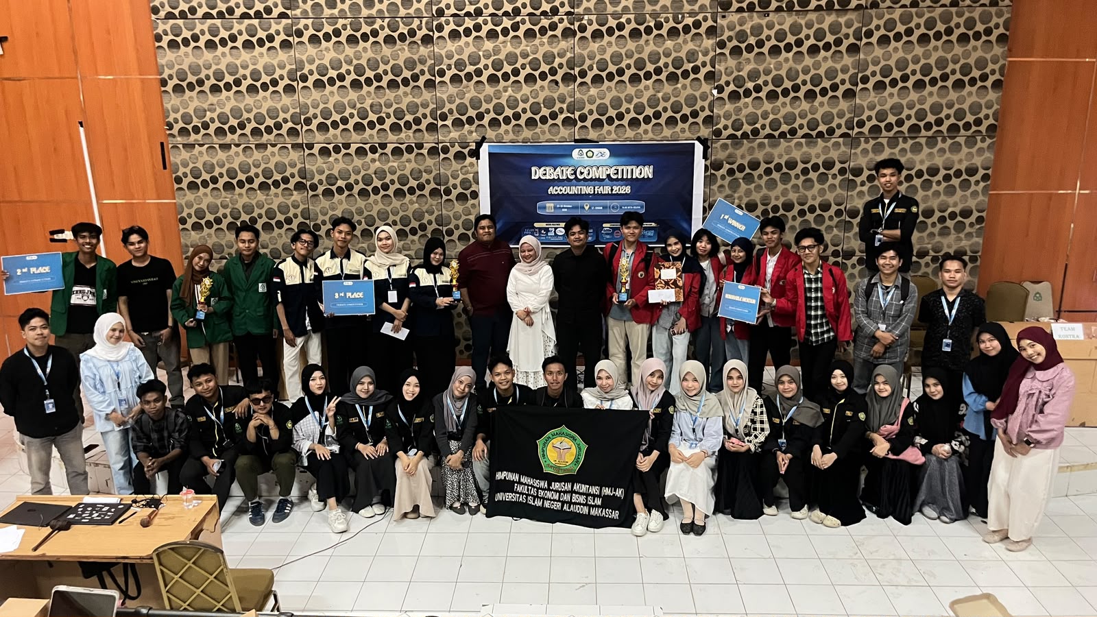 HMJ Akuntansi UIN Alauddin Makassar Gelar Lomba Debat Accounting Fair 2026, IBUPROFEN UNHAS Keluar sebagai Juara dari 12 Tim Peserta