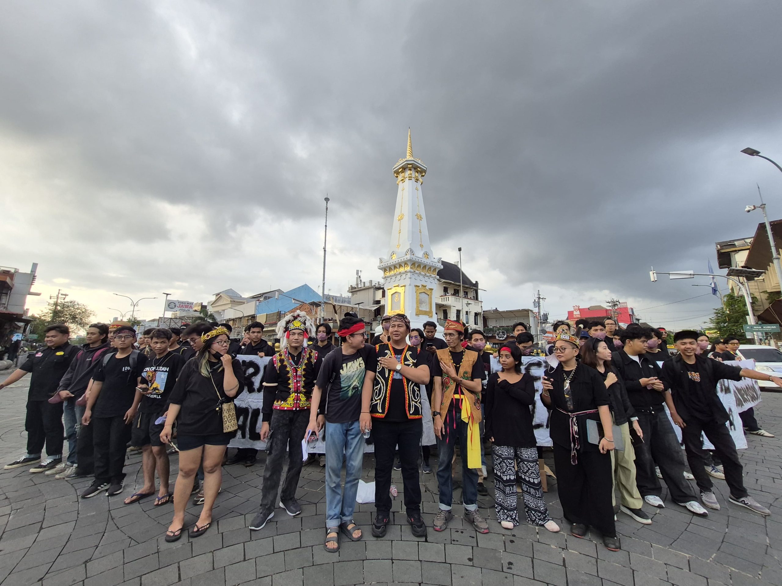 Aliansi Mahasiswa Kalimantan Membara Gelar Aksi di Yogyakarta, Tuntut Karhutla Jadi Bencana Nasional