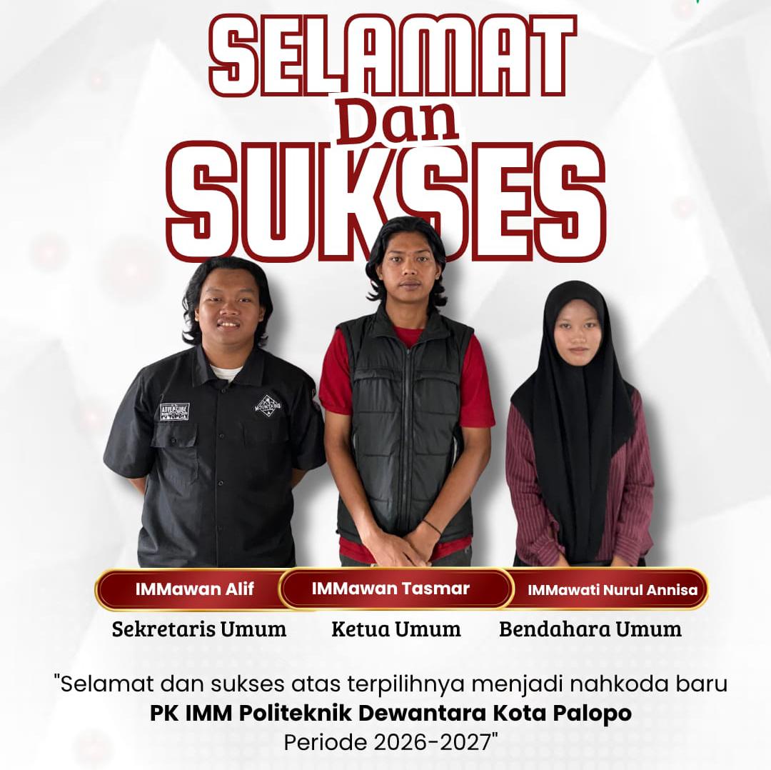 Pemekaran dari PK IMM Datuk Sulaiman, PK IMM Politeknik Dewantara Resmi Dibentuk